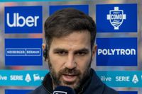 Como head coach Cesc Fabregas speaks ahead of the Serie A match against Napoli in Como, Italy on 23 February, 2025.