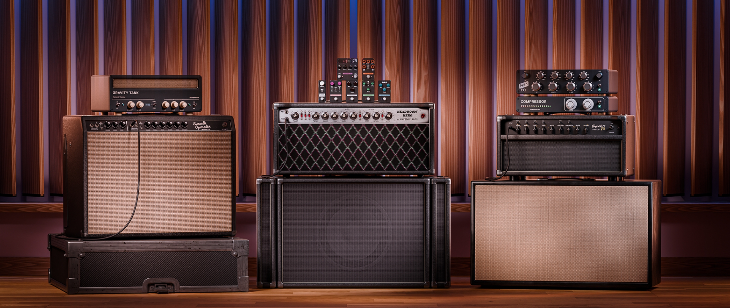 A three amp setup from the Neural DSP Archetype John Mayer X