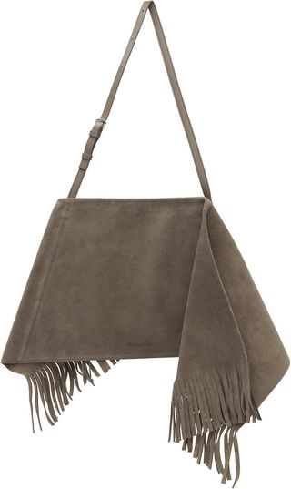 Taupe Medium Scarf Bag