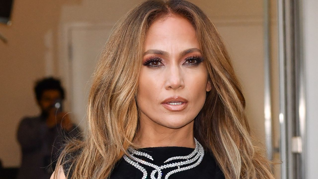  Jennifer Lopez arrives to screening for &quot;The Mother&quot; at The Paris Theater on May 04, 2023 in New York City. 