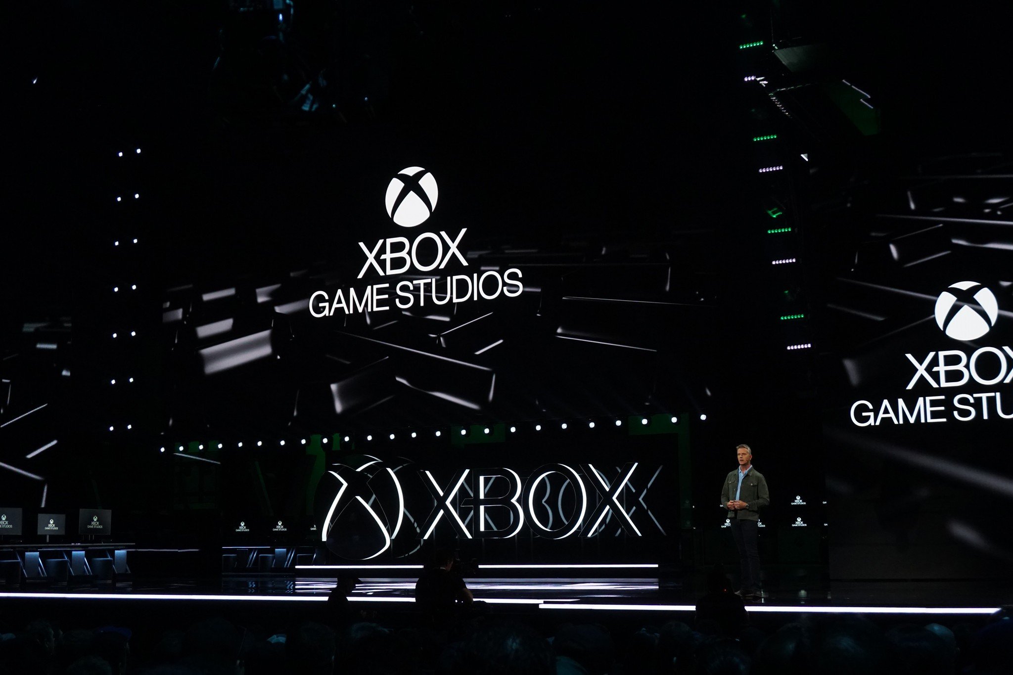 Head of Xbox Game Studios, Matt Booty, at E3 2019