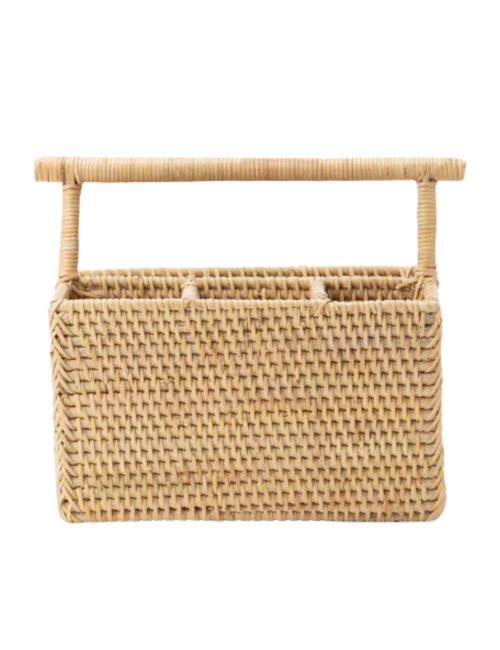 Rattan Utensil Caddy