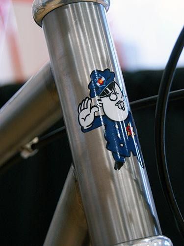 Kopp's head tube logo is a play on his name.