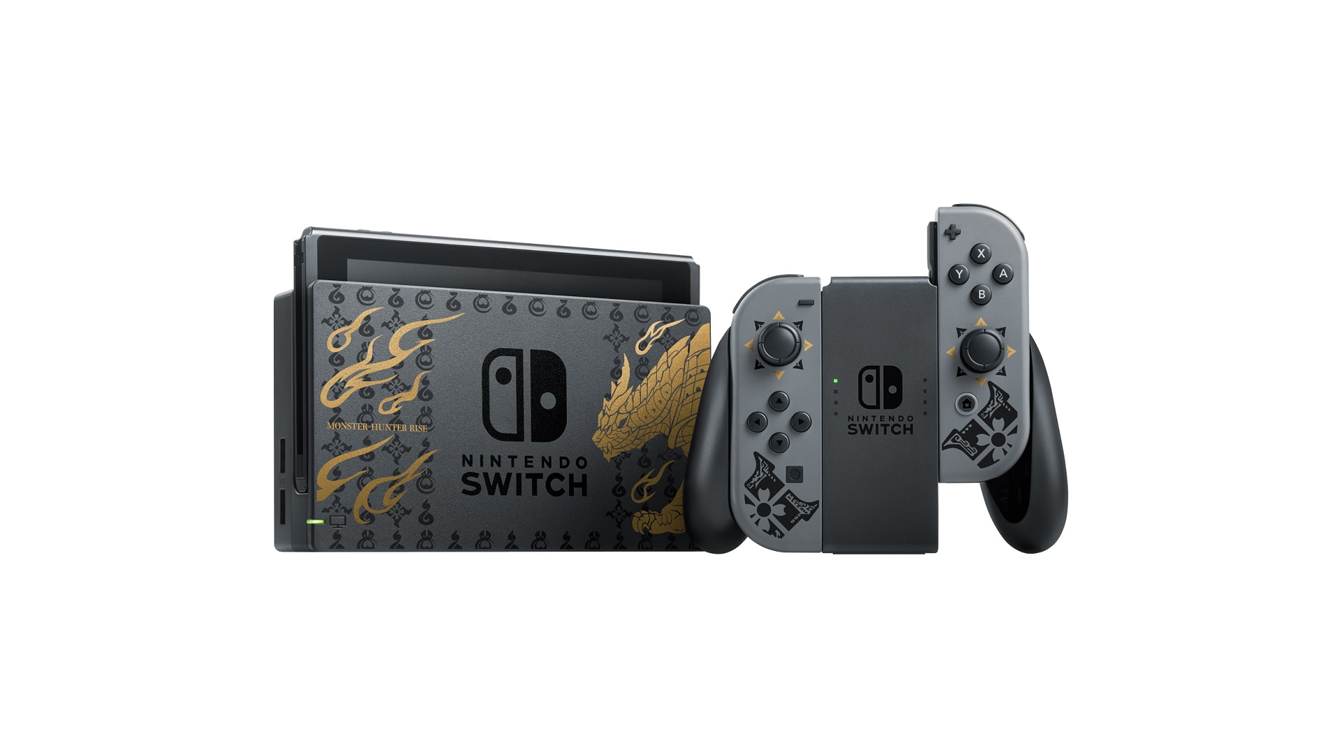 nintendo switch pro controller monster hunter rise edition