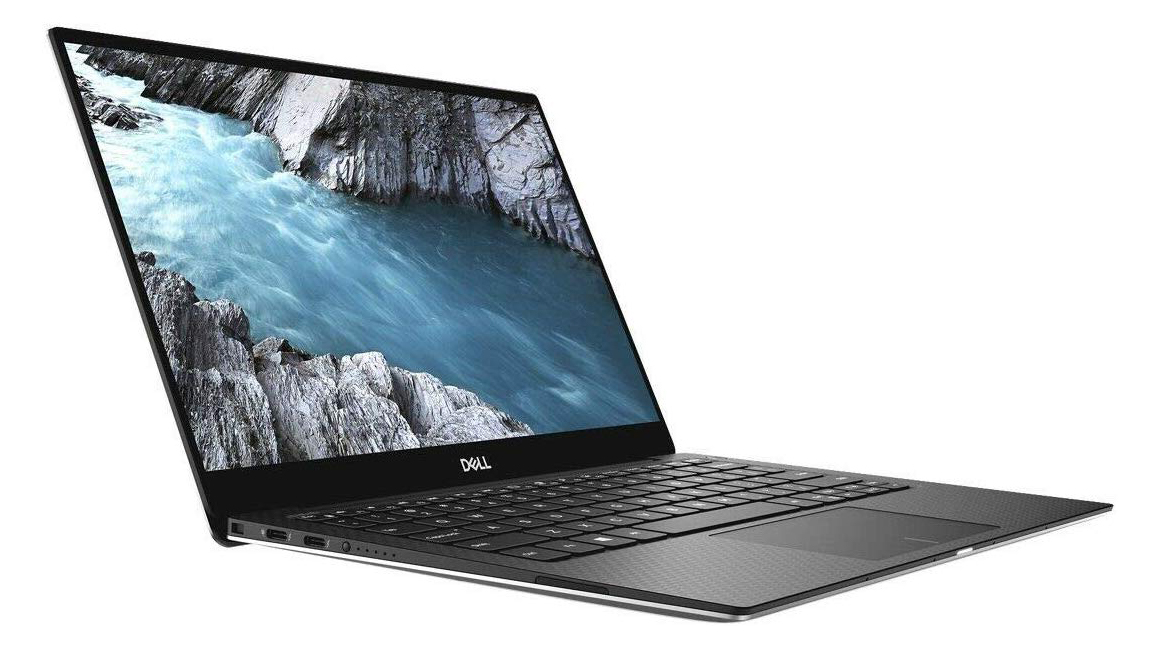 Dell XPS 13 against a white background