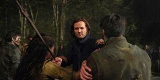 supernatural sam fighting zombies season 15 the cw