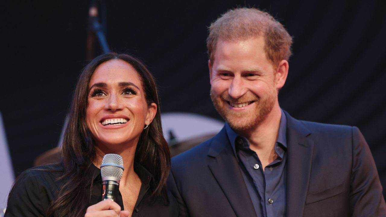 Prince Harry and Meghan Markle attend the Invictus Games Düsseldorf on September 12, 2023.