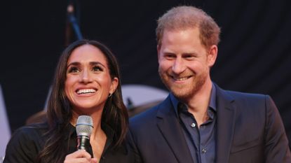 Prince Harry and Meghan Markle attend the Invictus Games Düsseldorf on September 12, 2023.