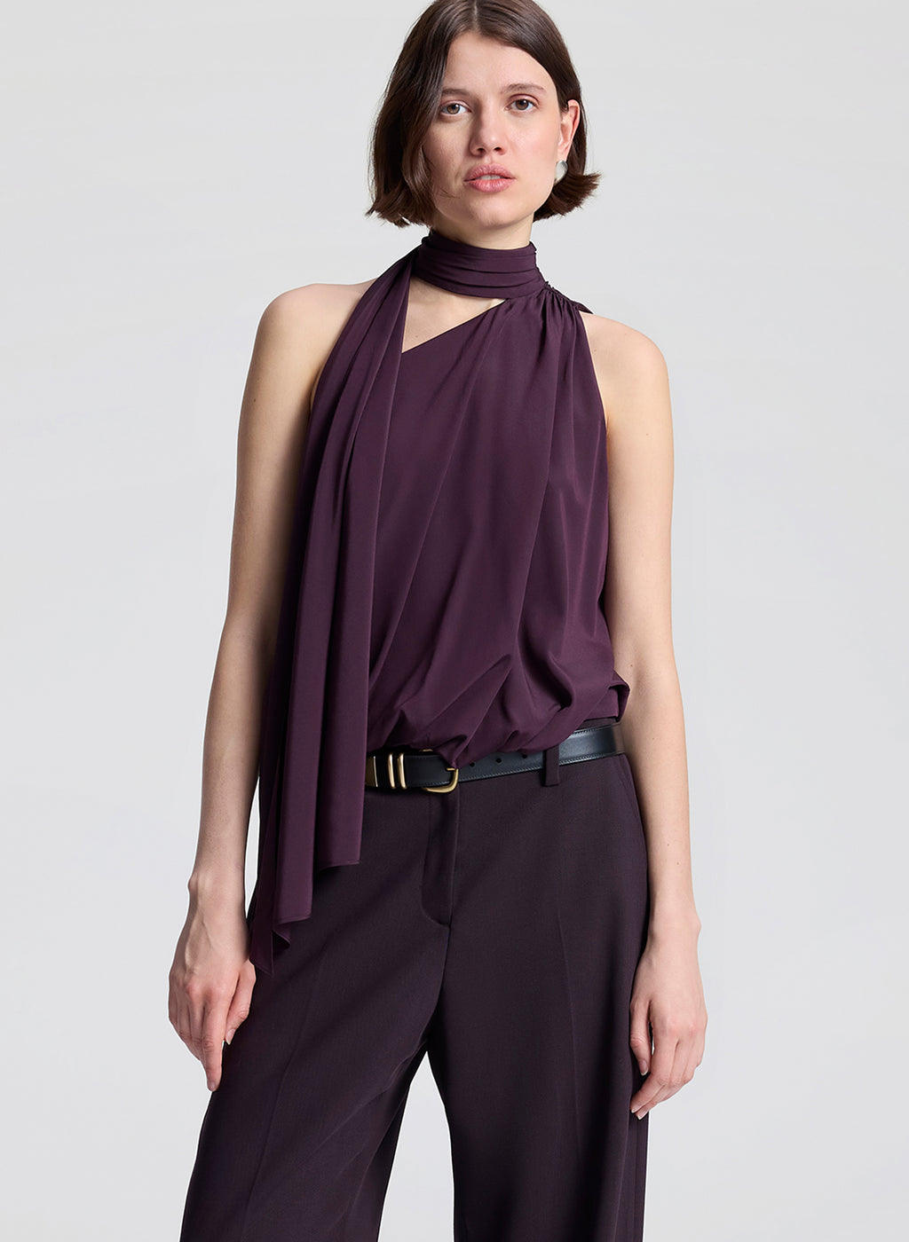 Celeste Silk Top