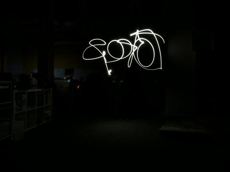 Huawei P9 camera sample - light painting