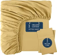 5. Lane Linen Fitted Sheet Set (Queen) 5. Lane Linen Fitted Sheet Set (Queen)