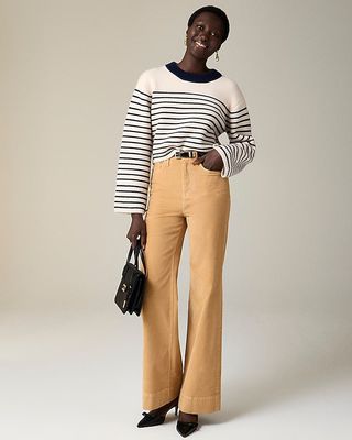 Wide-Leg Corduroy Trouser