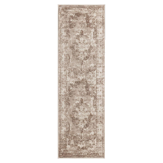 Beige vintage patterned runner rug from Amazon and Unique Loom