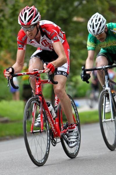 Jeremy Vennell (Bissell) driving the break.