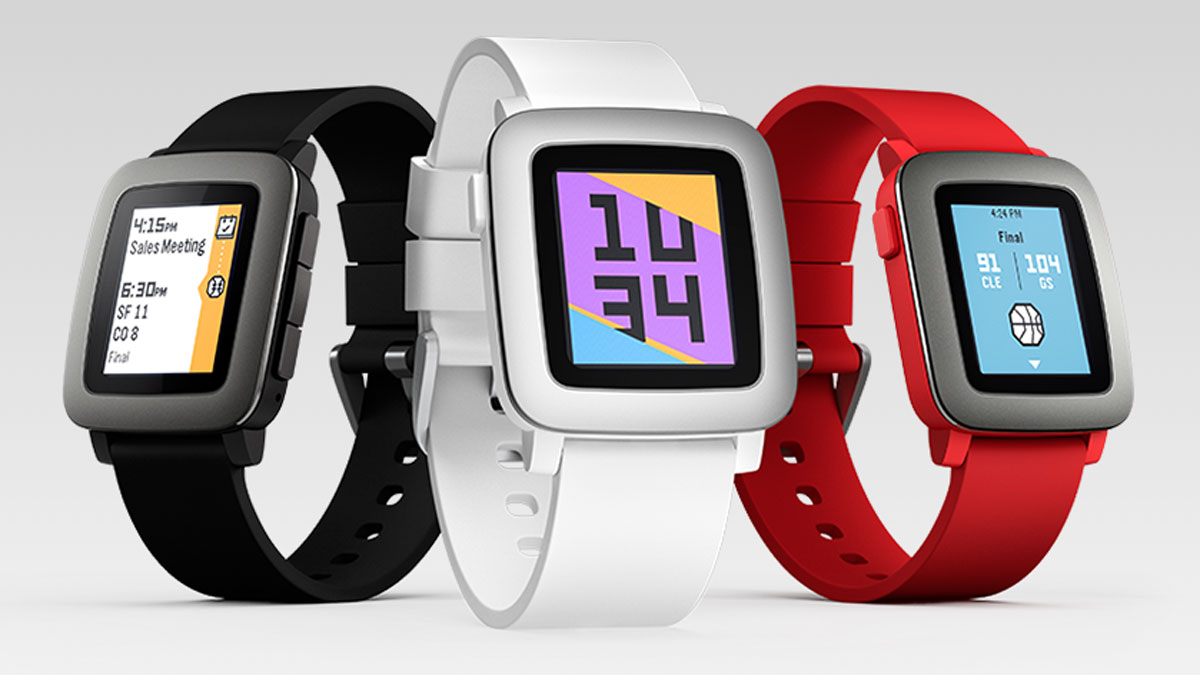 Pebble 2024 time red