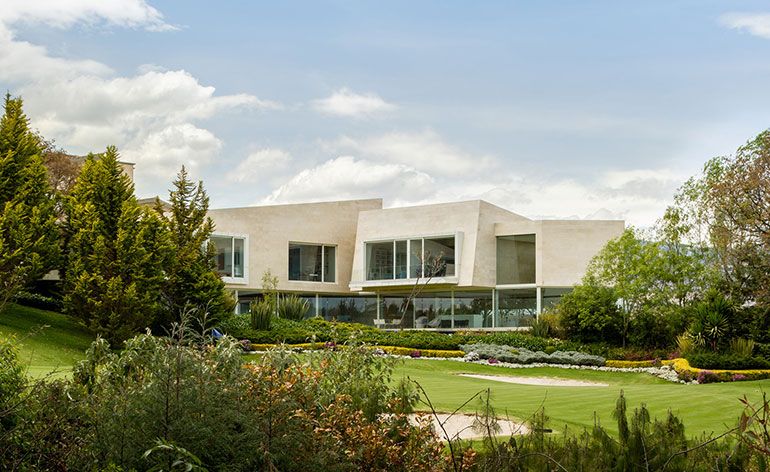 Nestled by a golf course in Huixquilucan, Casa Country Club is the latest residential offering by Migdal Arquitectos in Mexico