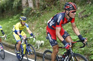 Philippe Gilbert on the attack, Tour of the Basque Country 2014 stage five