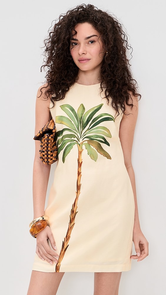 Dress to Tropical Print Mini Dress