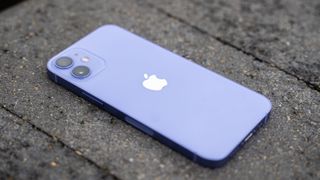 iPhone 12 mini in purple