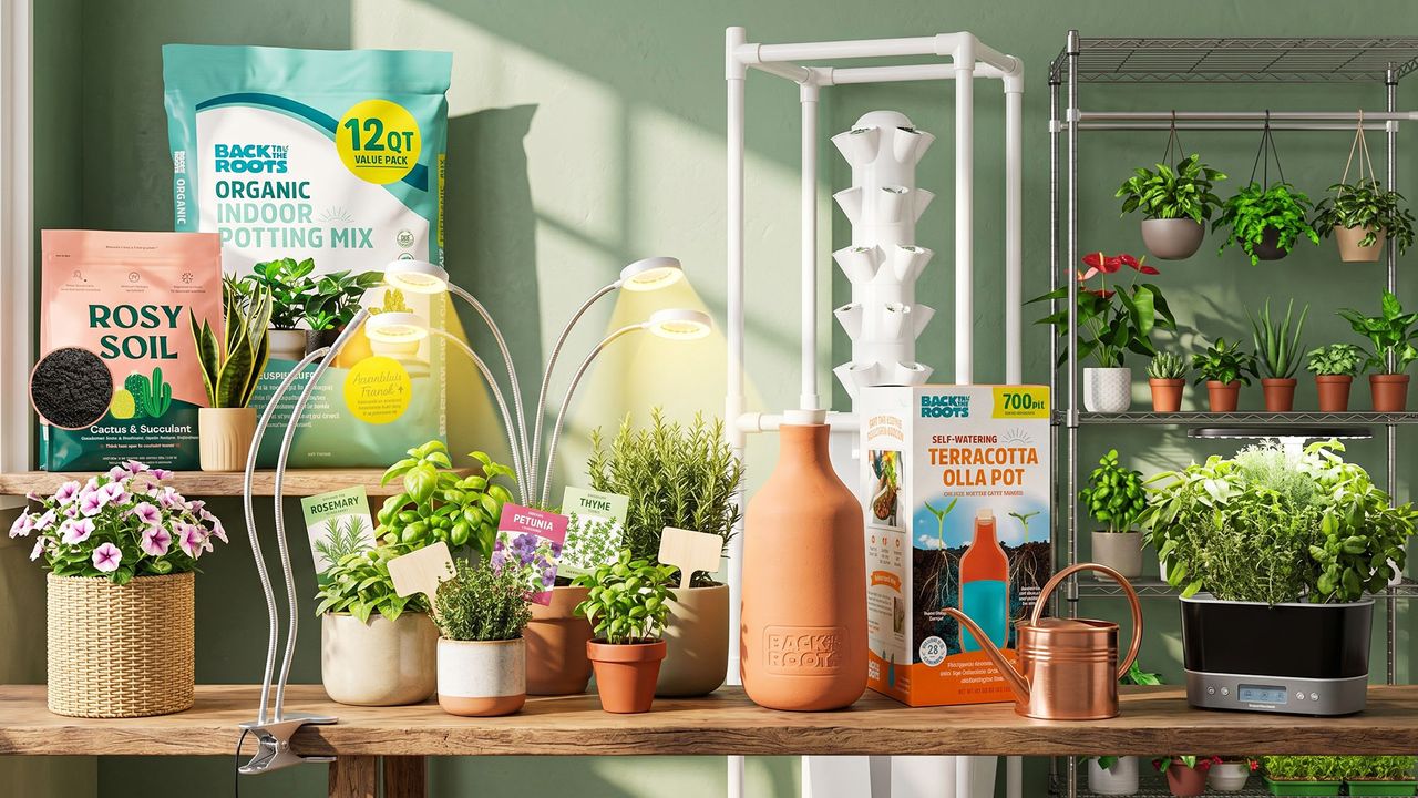 AI generated scene showing Amazon Prime Day deals for indoor gardening