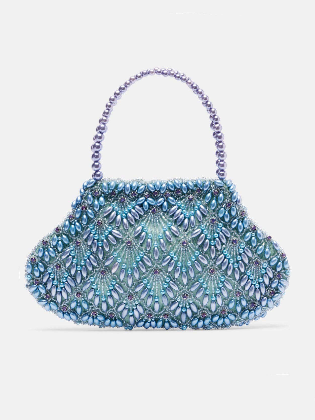 Clio Peppiatt Scallop Mini Embellished Tote Bag