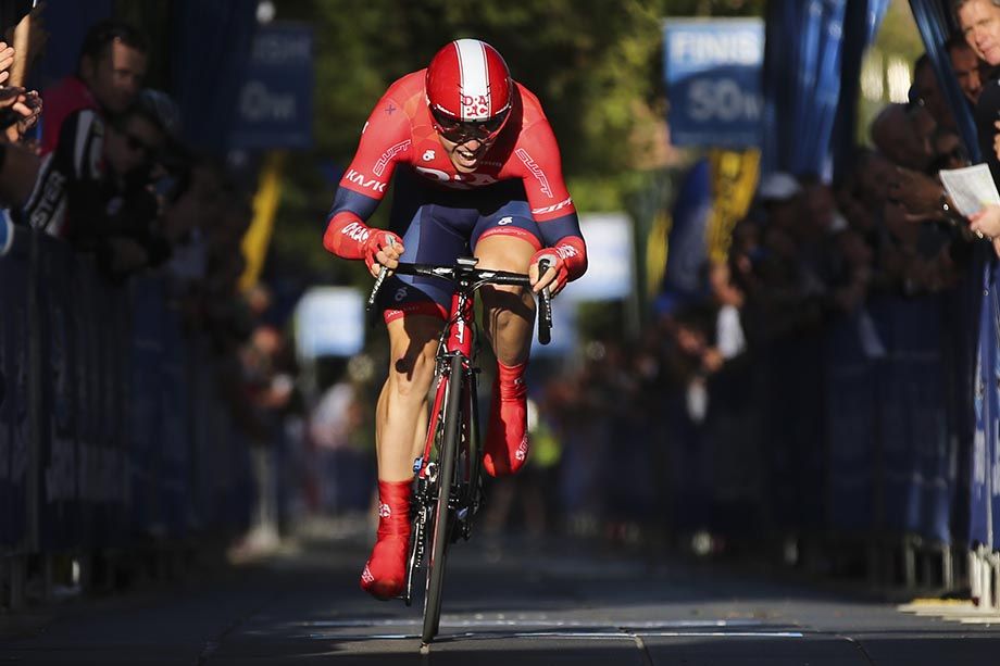 Brenton Jones (Drapac) on his way to third