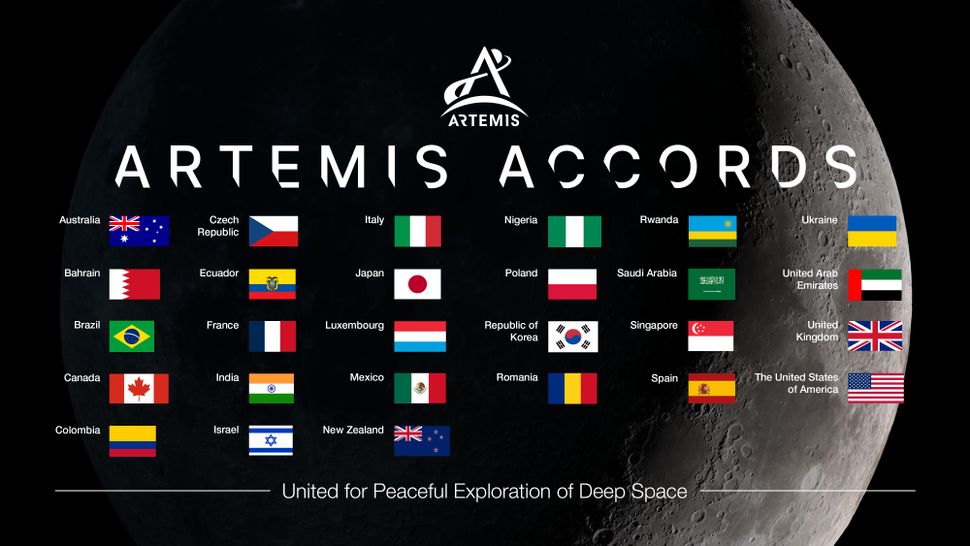 Artemis Accords What are they & which countries are involved? Space