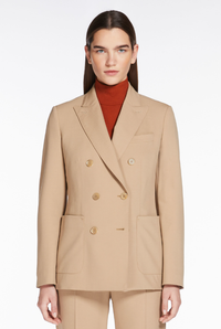 Wool and mohair canvas blazer (£1,860.00) $3,090.00 | Max Mara