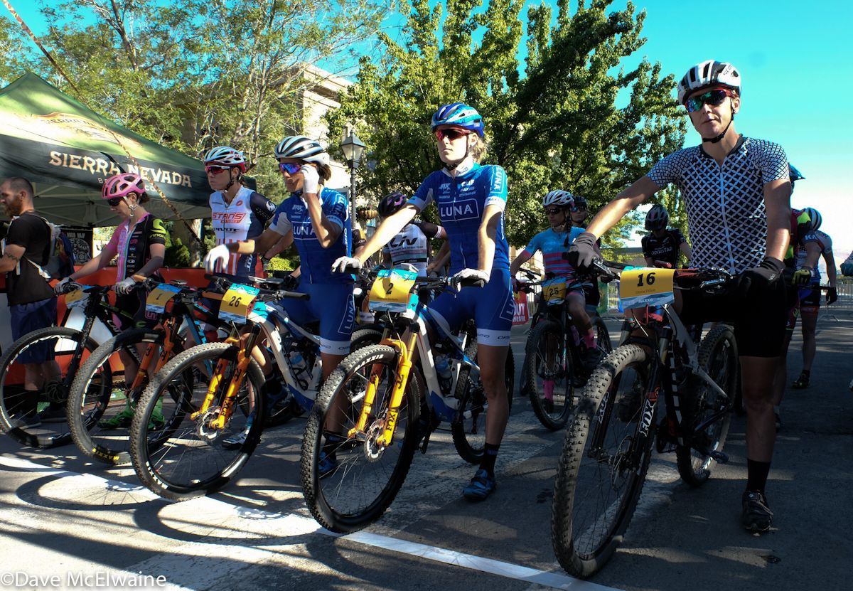 The front row had plenty of talent including young Maghalie Rochette (Luna Pro Team) who was in 3rd place in the series.