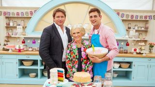 Junior Bake Off's James Martin, Mary Berry and Aaron Craze
