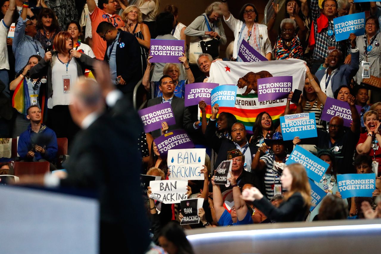 Jerry Brown sees home at the DNC.