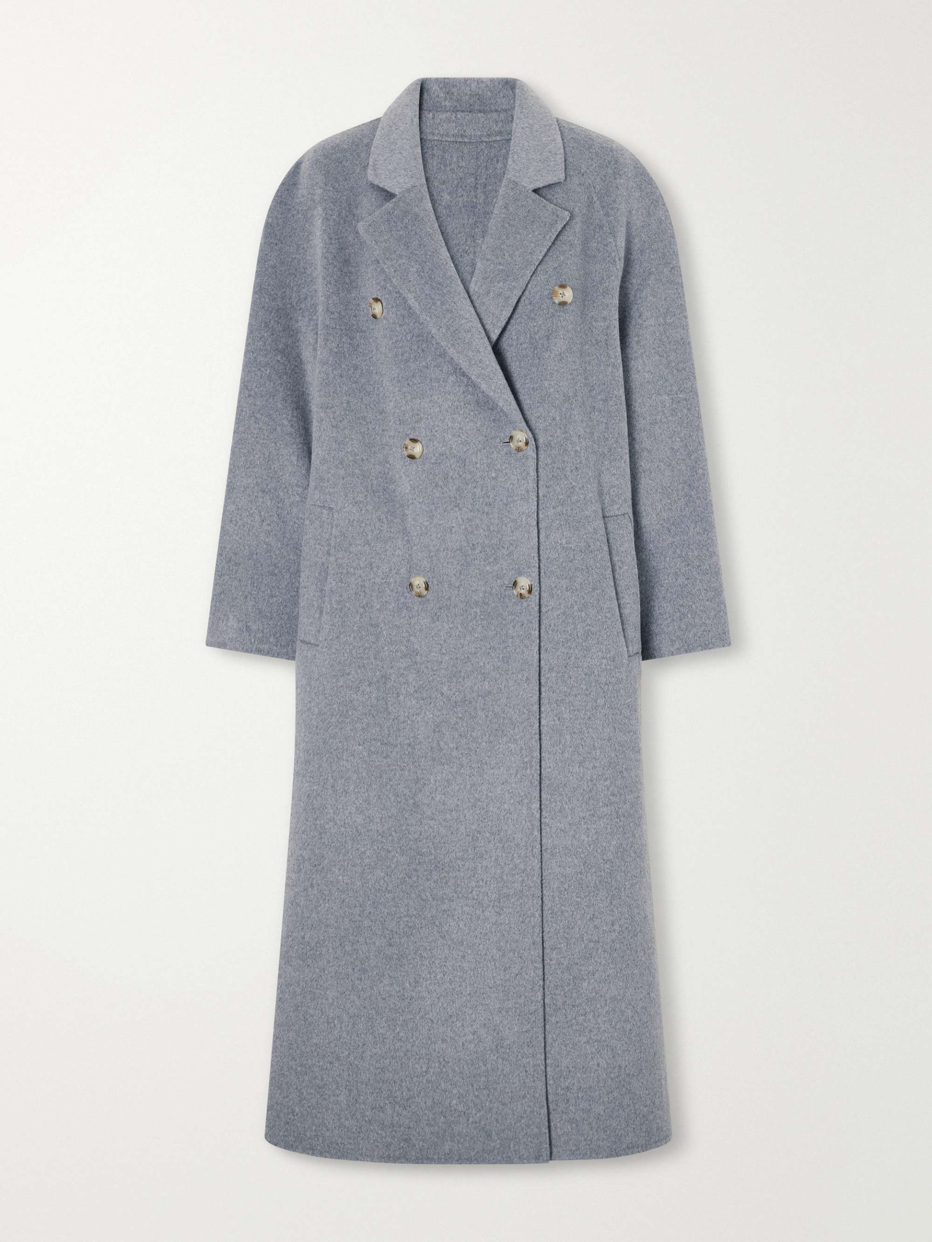 Irvin Double-Breasted Wool and Cashmere-Blend Coat
