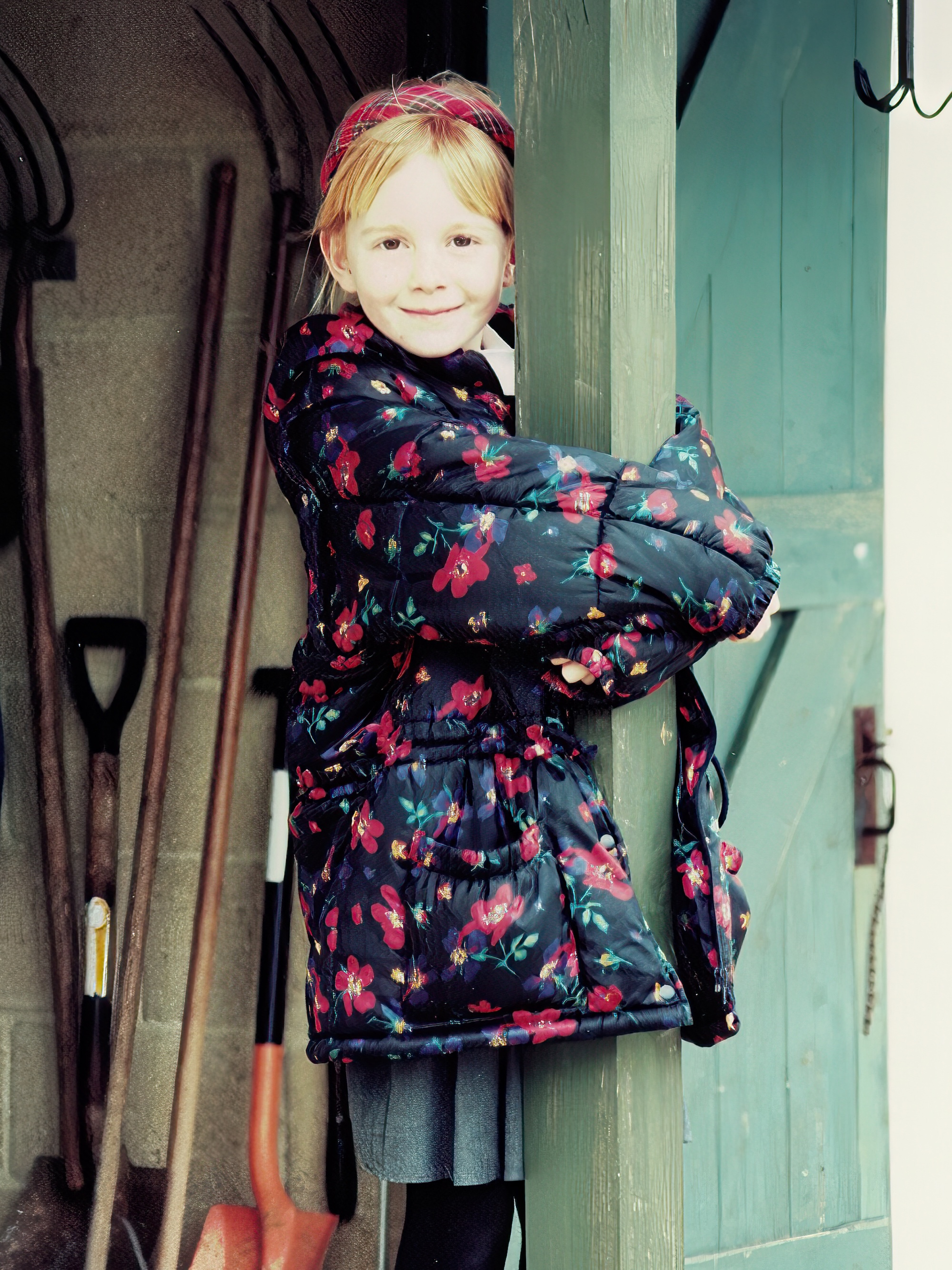 A young Lola Wade at the yard