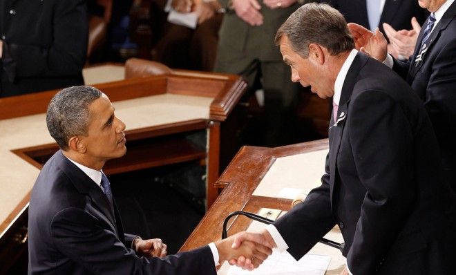 Boehner and Obama