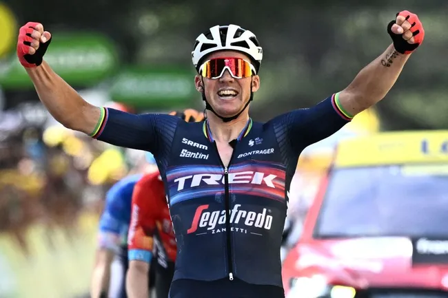 Mads Pedersen vince a Saint-Etienne (foto: Anne Christine Poujoulat AFP via Getty Images)