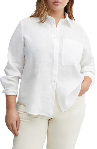 Linen Button-Up Shirt