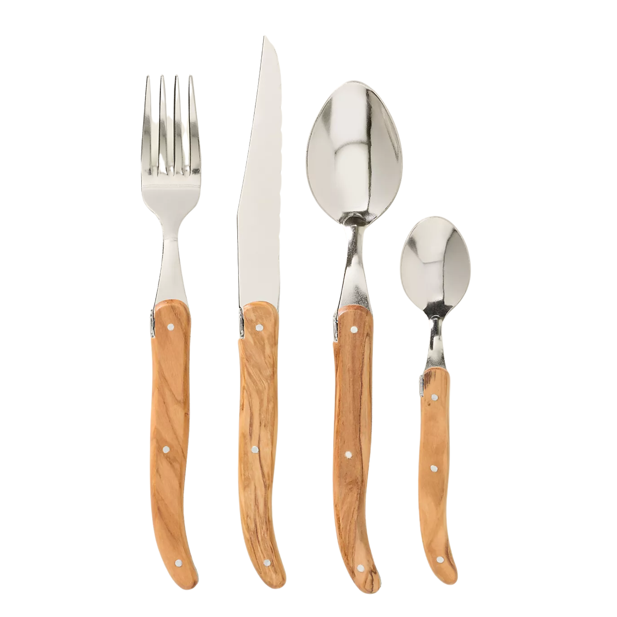 wood-handled utenils