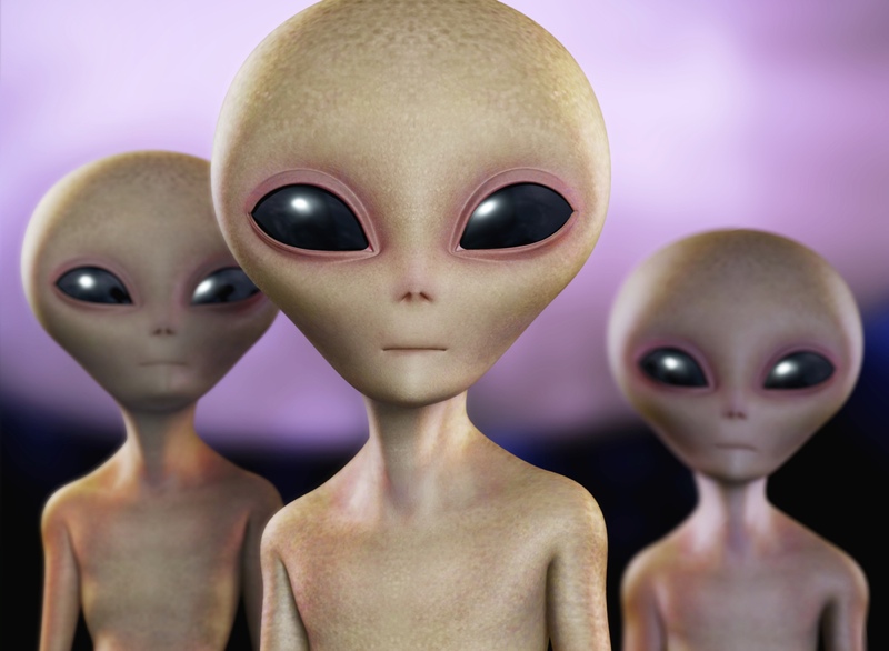 Artist&#039;s Concept of Intelligent Aliens