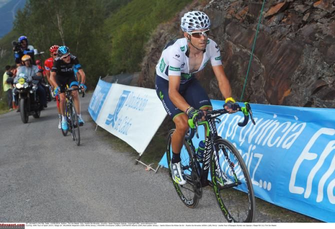 Alejandro Valverde (Movistar) saving his third place ovearll