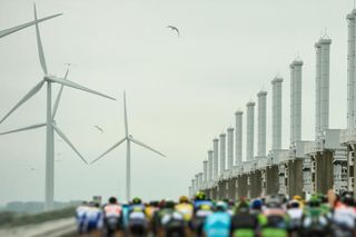 Wind farms are a common sight at the World Ports Classic