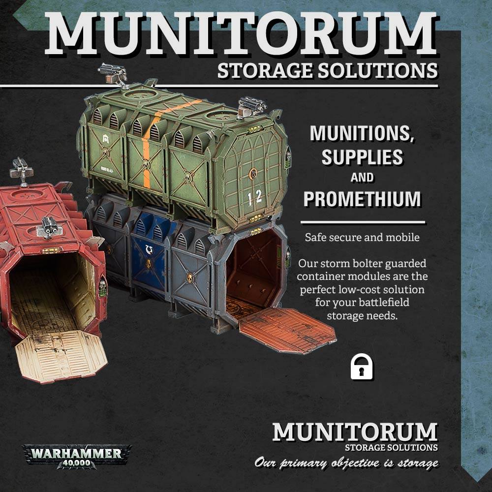 Munitorum terrain pieces for Warhammer 40,000