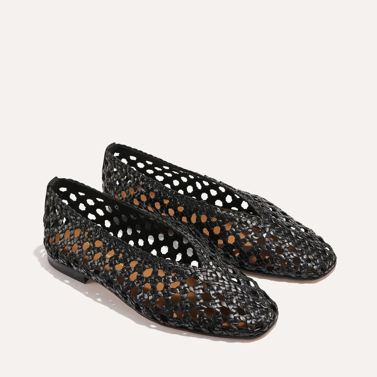 The Woven Paz - Black Woven Leather