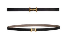 Narrow Belt and Mini 5382 belt buckle & Reversible leather strap 13 mm