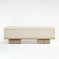 Brighton Upholstered Bench | $999 at Crate &amp; Barrel