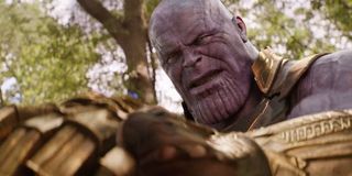 Thanos wearing Infinity Gauntlet in Avengers: Infinity War