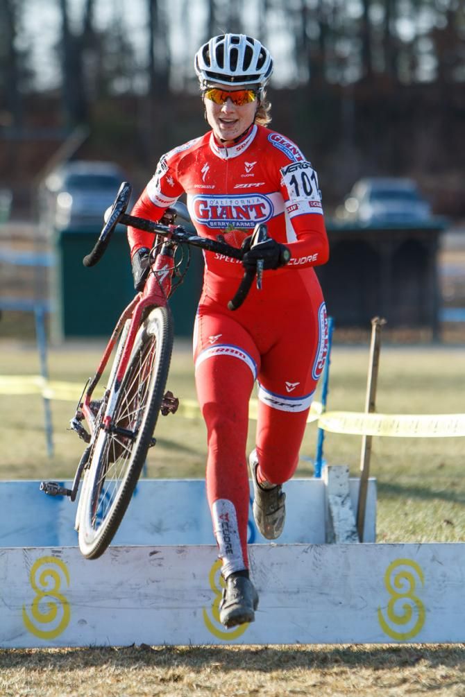 Anderson enjoying her time racing in the NECX