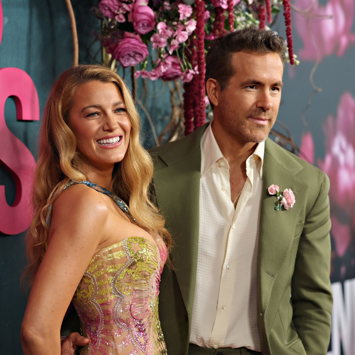 Blake Lively and Ryan Reynolds at the 'It Ends With Us' premiere