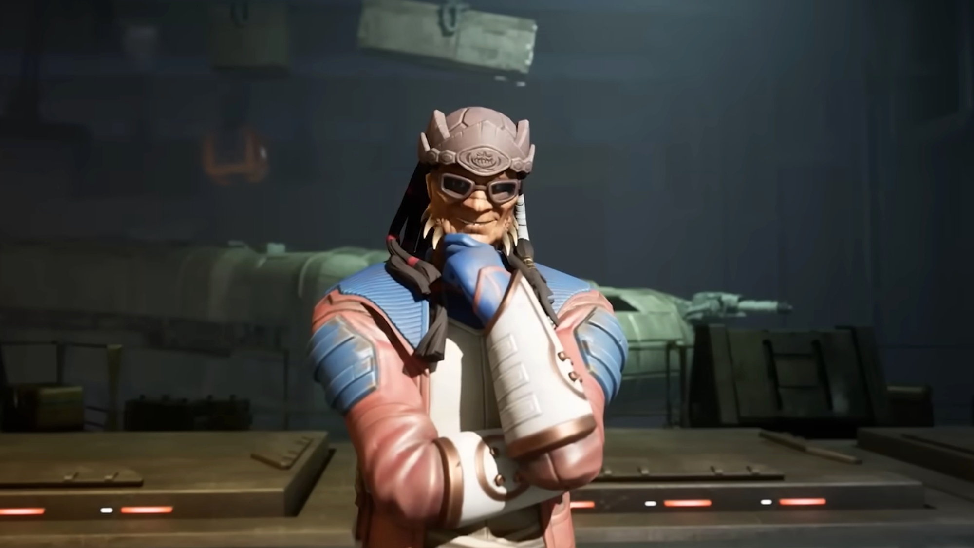 A screenshot of Hondo as part of Millennium Falcon: Smugglers Run | Fortnite.