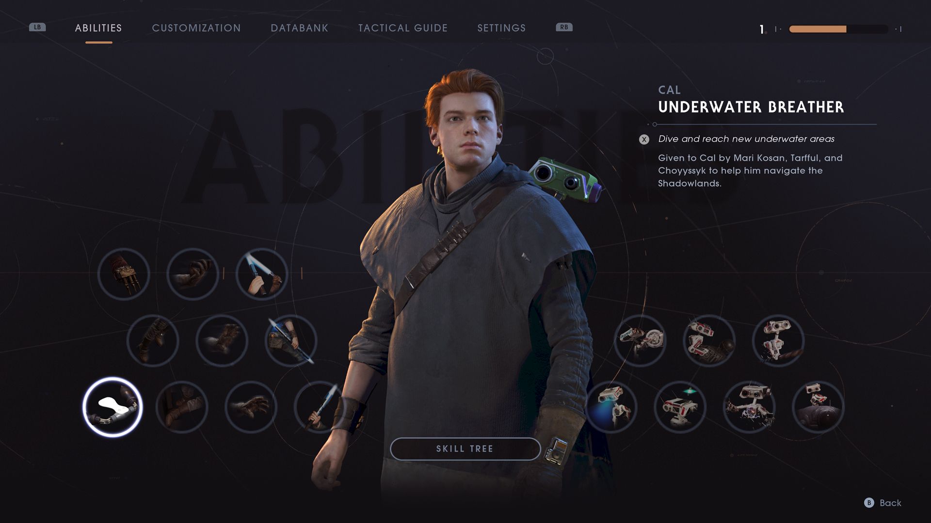 Upgrade ability. Upgrade ability