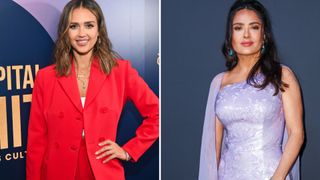 Jessica Alba and Salma Hayek have warm skin tones